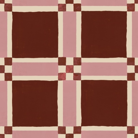 Fototapet, Bold Grid, Burgundy, Rebel Walls - Img 2