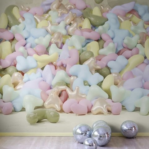 Fototapet, Bubblegum, Pastel, Rebel Walls - Img 3