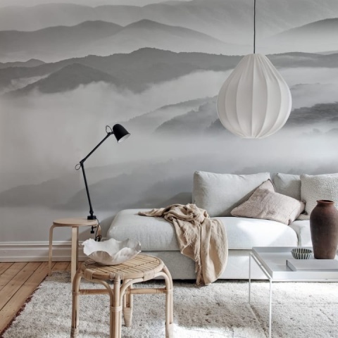 Fototapet, Calm Mountains, Rebel Walls