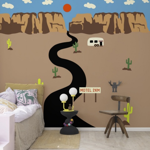 Fototapet, Camper, Brown, Rebel Walls - Img 4