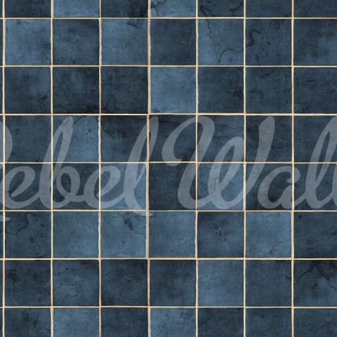 Fototapet, Ceramic Tiles, Azurite, Rebel Walls - Img 5