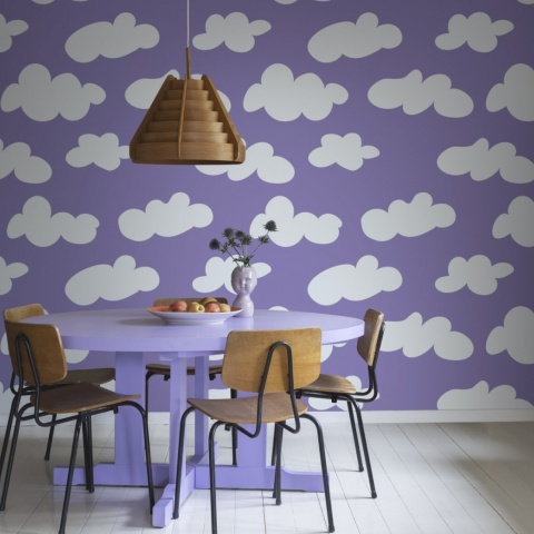 Fototapet, Cloudy, Lilac, Rebel Walls - Img 4