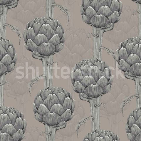 Fototapet, Cynara Grace, Soft Beige, Rebel Walls - Img 2