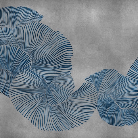 Fototapet Diving moment, Silver, Coordonne - Img 2