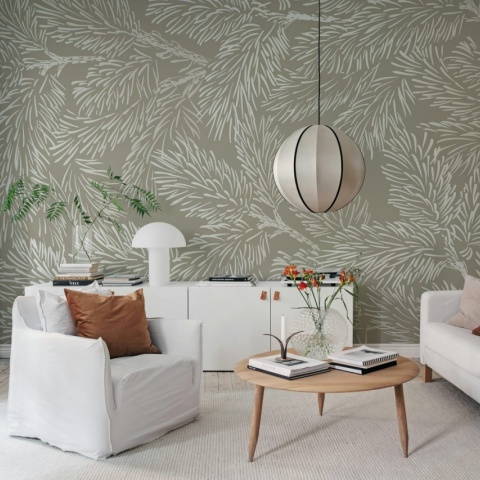Fototapet, Fir Twig, Gray, Rebel Walls - Img 6