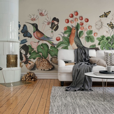 Fototapet, Flora and Fauna, Color, Rebel Walls