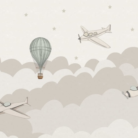 Fototapet, Fly Away, Pastel, Rebel Walls - Img 2