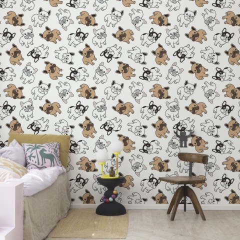 Fototapet, Frenchies, Rebel Walls - Img 6