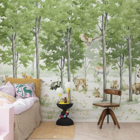 Fototapet, Friendly Forest, Green, Rebel Walls - Img 3