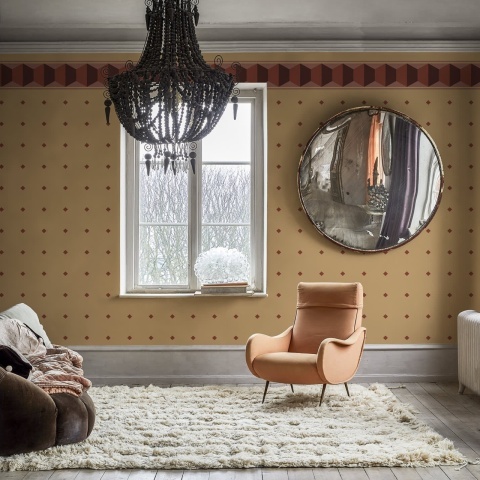 Fototapet, Gentle Manor, Yellow, Rebel Walls