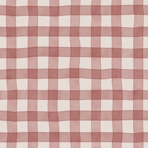 Fototapet, Gingham, Red, Rebel Walls - Img 2