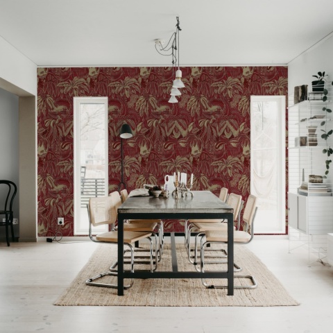 Fototapet, Golden Mirage, Red, Rebel Walls