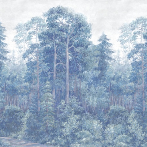 Fototapet, Green Wood, Mist, Rebel Walls - Img 6