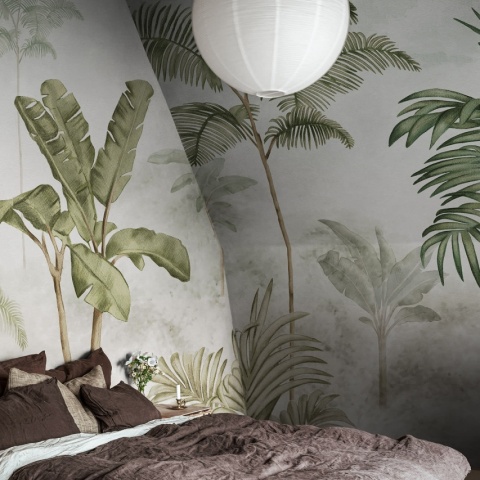 Fototapet, Jungle Horizon, Green, Rebel Walls - Img 3