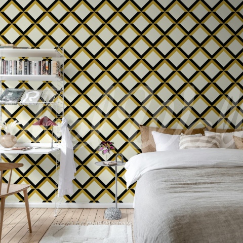 Fototapet, Lattice, Creme, Rebel Walls - Img 3