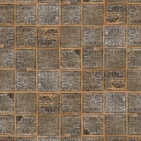 Fototapet lavabil, Brown Plates 9507W - Img 3