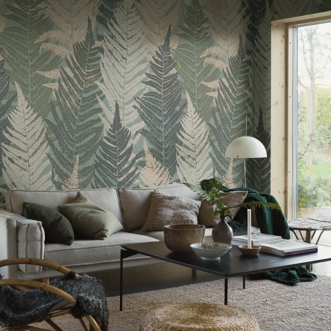 Fototapet lavabil, Fern Forest Grand 9756W - Img 3