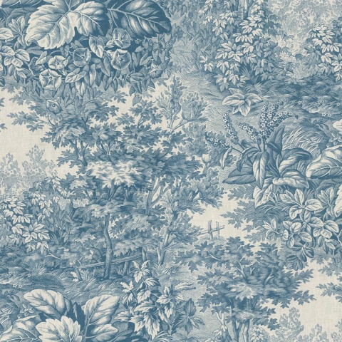 Fototapet lavabil, Forest Toile, Blue, Sandberg - Img 2