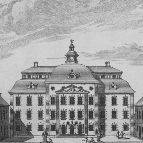 Fototapet lavabil, Löfstad Slott Graphite, Sandberg - Img 2