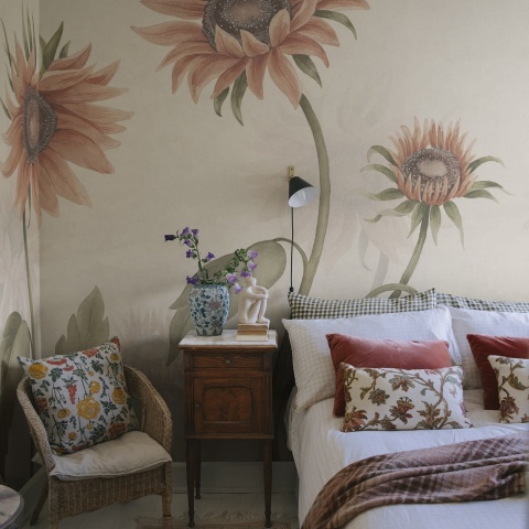 Fototapet lavabil, Sunflowers, Peach, Sandberg - Img 3