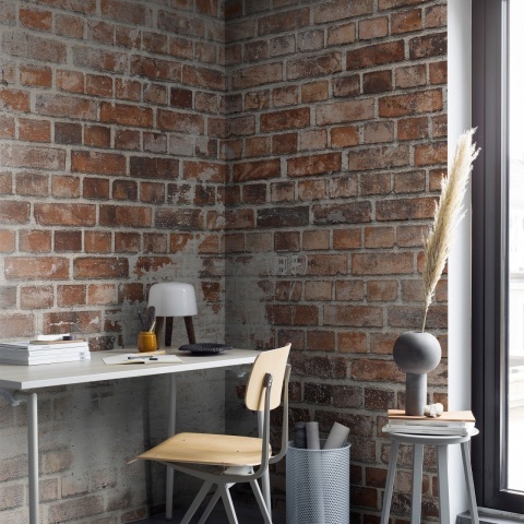 Fototapet lavabil, Weathered Bricks 9534W