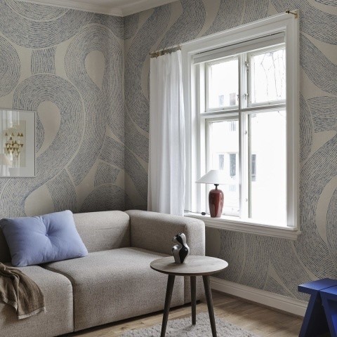 Fototapet lavabil, Zen Mural, Indigo Blue, Sandberg - Img 3