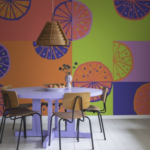 Fototapet, Lemon Slices, Neon, Rebel Walls - Img 4