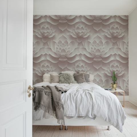 Fototapet, Lotus Dream, Pink, Rebel Walls - Img 3