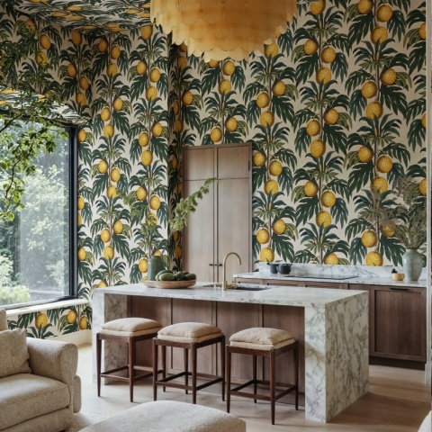 Fototapet, Lush Lemons, Vintage, Rebel Walls