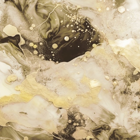 Fototapet, Marble Stream, Gold, Rebel Walls - Img 2
