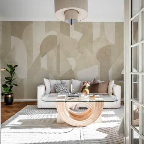 Fototapet, Modern Forms, Beige, Rebel Walls - Img 3