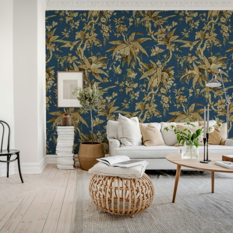 Fototapet, Nature of Eden, Blue, Rebel Walls