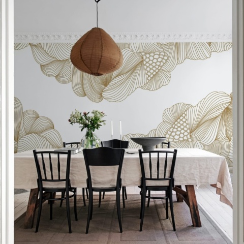 Fototapet, Opulence, Golden Lines, Rebel Walls - Img 3