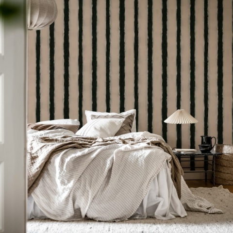 Fototapet, Painted Stripes, Pink, Rebel Walls