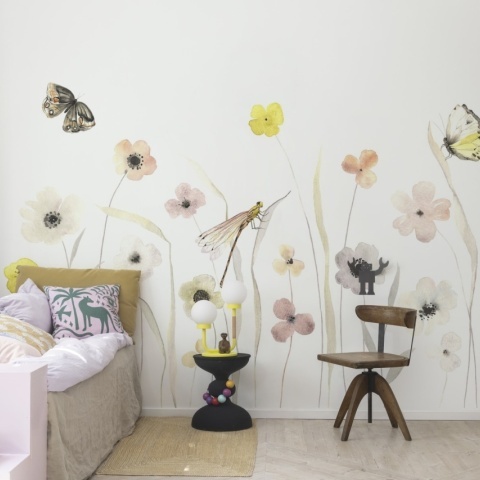 Fototapet, Pastel Flowers, Rebel Walls - Img 3
