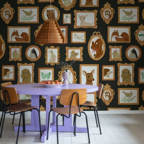 Fototapet, Pet Frames, Black, Rebel Walls - Img 3