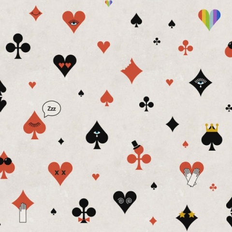 Fototapet, Poker Face, Red, Rebel Walls - Img 2