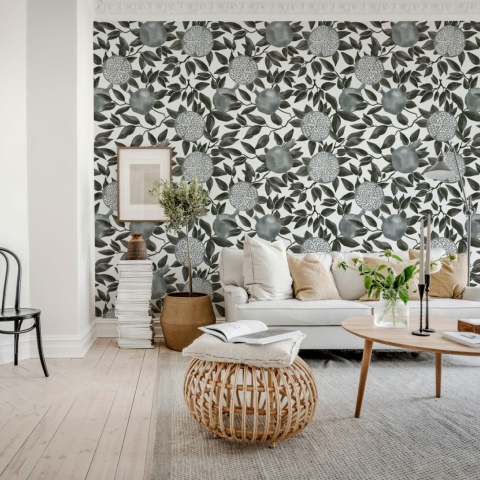Fototapet, Pomegranate, Graphite, Rebel Walls