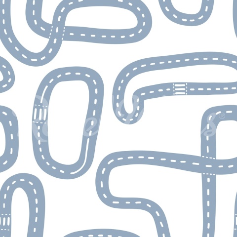 Fototapet, Race Track, Soft Blue, Rebel Walls - Img 2