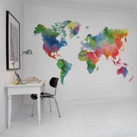Fototapet, Rainbow World, Rebel Walls
