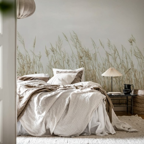 Fototapet, Reed Meadow, Beige, Rebel Walls - Img 4