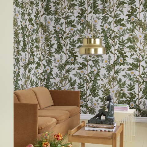 Fototapet, Rose Hip, Green, Rebel Walls