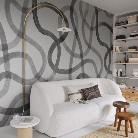 Fototapet, Serpentine, Gray, Rebel Walls - Img 4