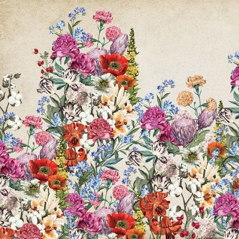 Fototapet Spring Mural (Cream), VLAdiLA - Img 2