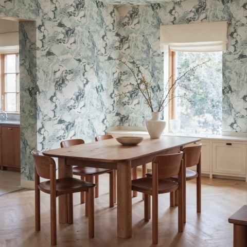 Fototapet, Stone Marble, Blue, Rebel Walls