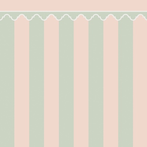 Fototapet, Stripe Chateau, Pastel, Rebel Walls - Img 2