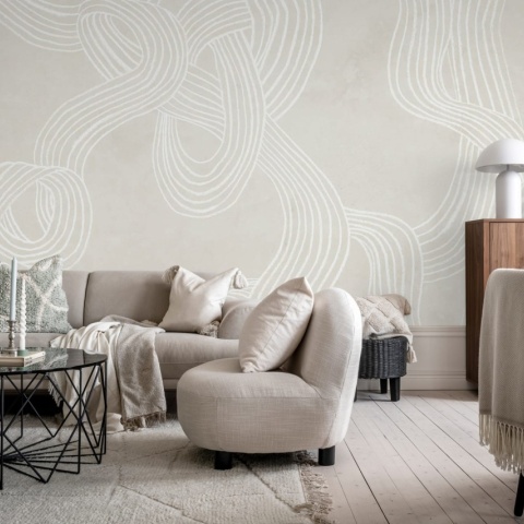 Fototapet, Stripes Repeatable, Clay, Rebel Walls - Img 3
