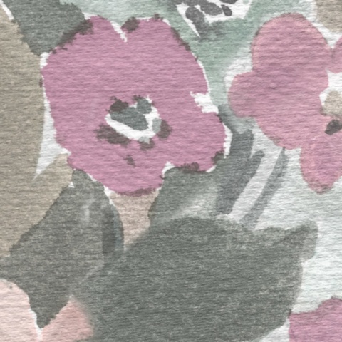 Fototapet, Summer Field, Dusty Pink, Rebel Walls - Img 8