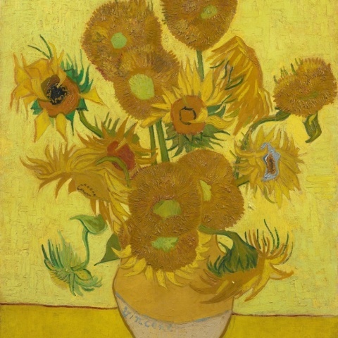 Fototapet, Sunflowers by Van Gogh, Rebel Walls - Img 2