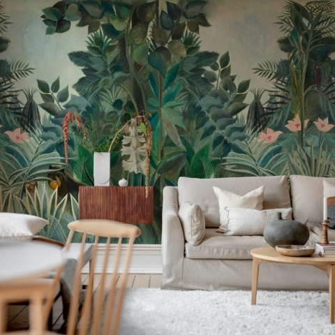 Fototapet, The Equatorial Jungle by Rousseau, Rebel Walls